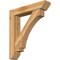 Ekena Millwork Imperial Slat Rough Sawn Bracket w/ Offset Brace, Western Red Cedar, 8"W x 40"D x 44"H BKT0806X40X44IMP06RWR - alternate 1